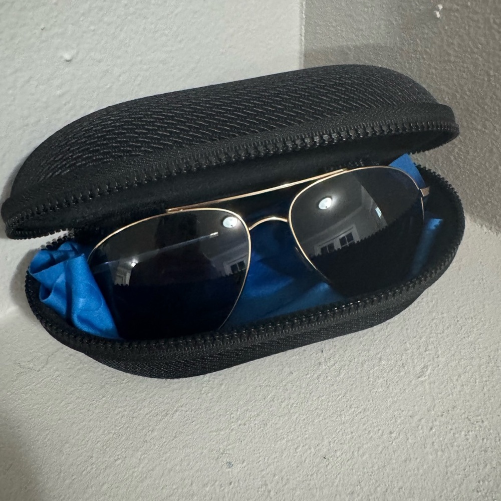 Costa Gold and Gray Sunglasses Case
